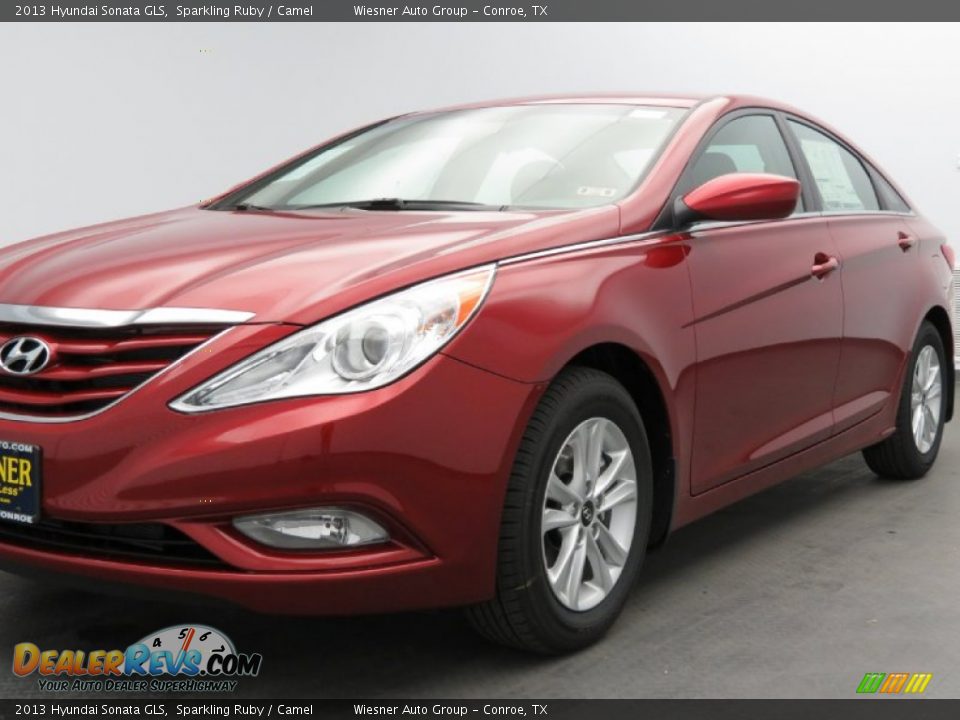 2013 Hyundai Sonata GLS Sparkling Ruby / Camel Photo #2