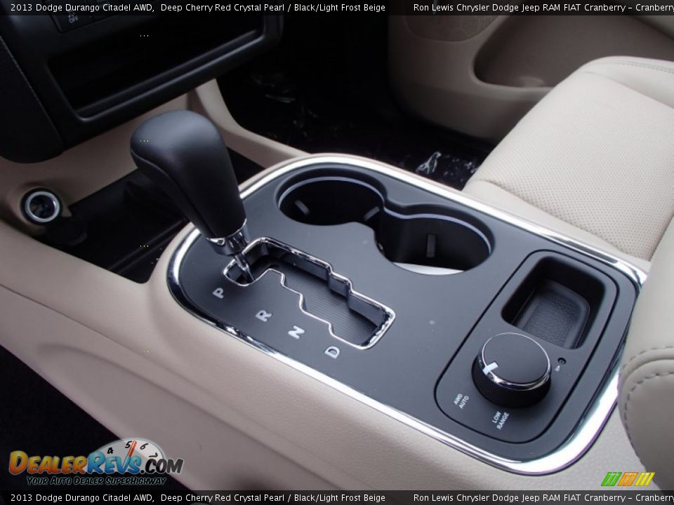 2013 Dodge Durango Citadel AWD Deep Cherry Red Crystal Pearl / Black/Light Frost Beige Photo #18
