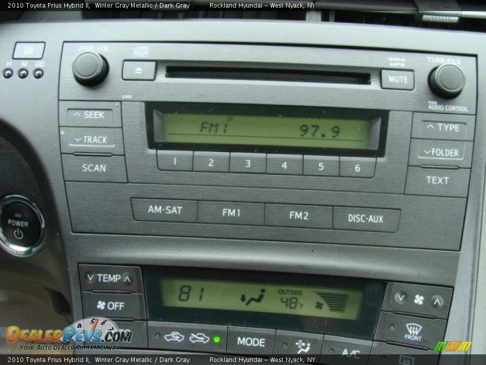 2010 Toyota Prius Hybrid II Winter Gray Metallic / Dark Gray Photo #15