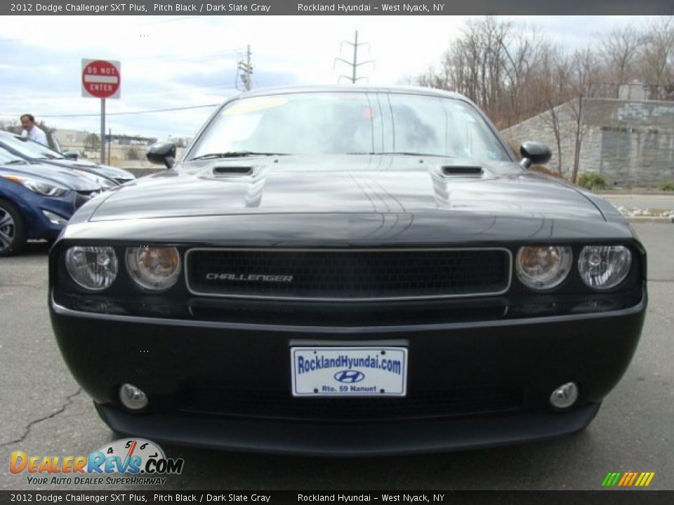 2012 Dodge Challenger SXT Plus Pitch Black / Dark Slate Gray Photo #2