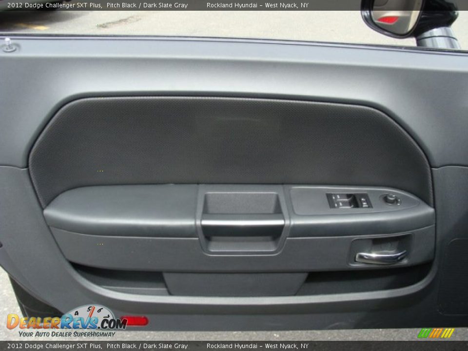 2012 Dodge Challenger SXT Plus Pitch Black / Dark Slate Gray Photo #7