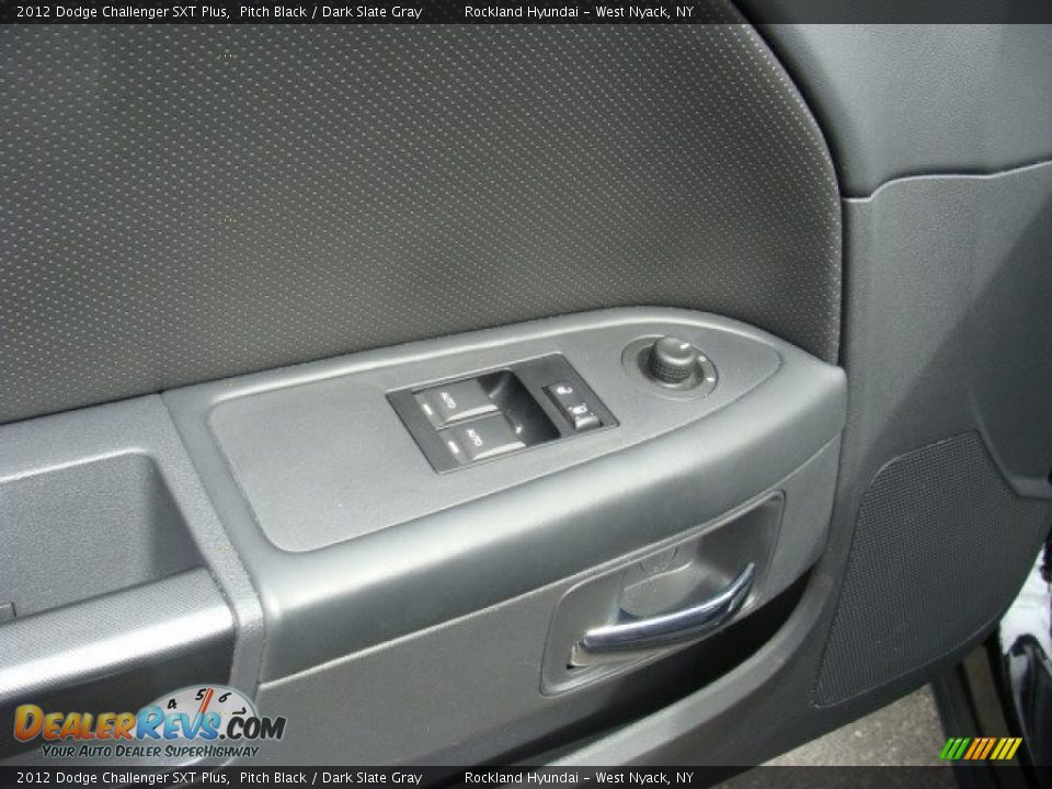 2012 Dodge Challenger SXT Plus Pitch Black / Dark Slate Gray Photo #8
