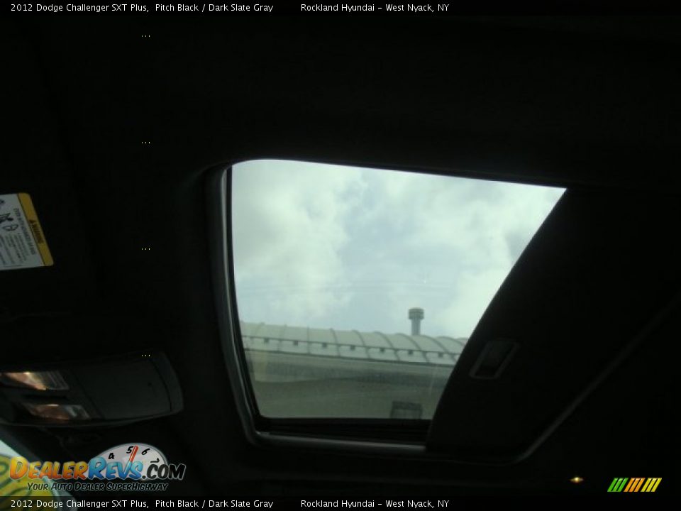 2012 Dodge Challenger SXT Plus Pitch Black / Dark Slate Gray Photo #11