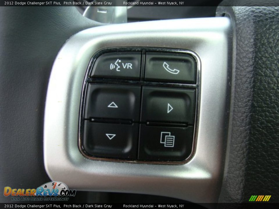 2012 Dodge Challenger SXT Plus Pitch Black / Dark Slate Gray Photo #14