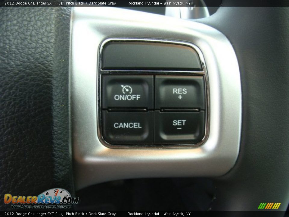 2012 Dodge Challenger SXT Plus Pitch Black / Dark Slate Gray Photo #15
