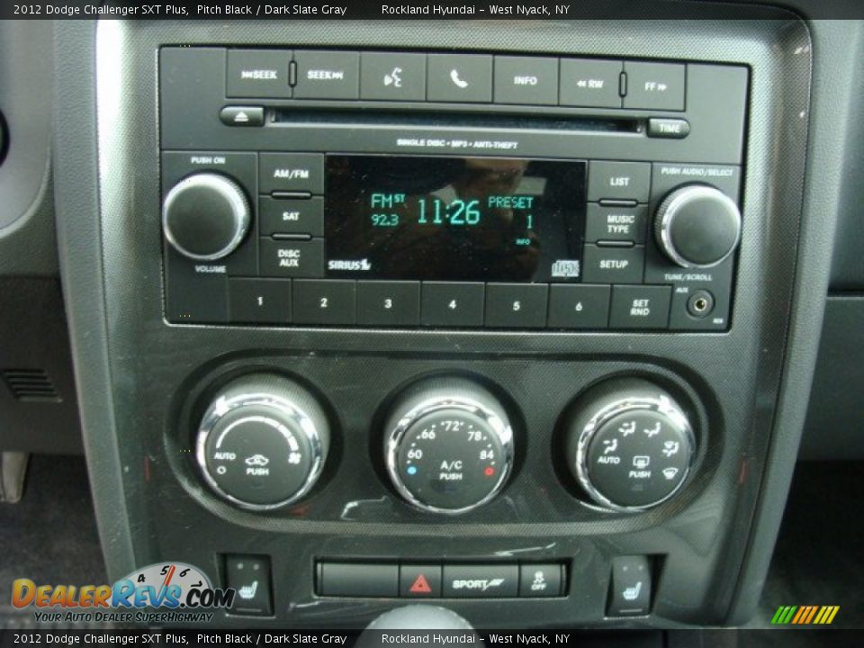 2012 Dodge Challenger SXT Plus Pitch Black / Dark Slate Gray Photo #17
