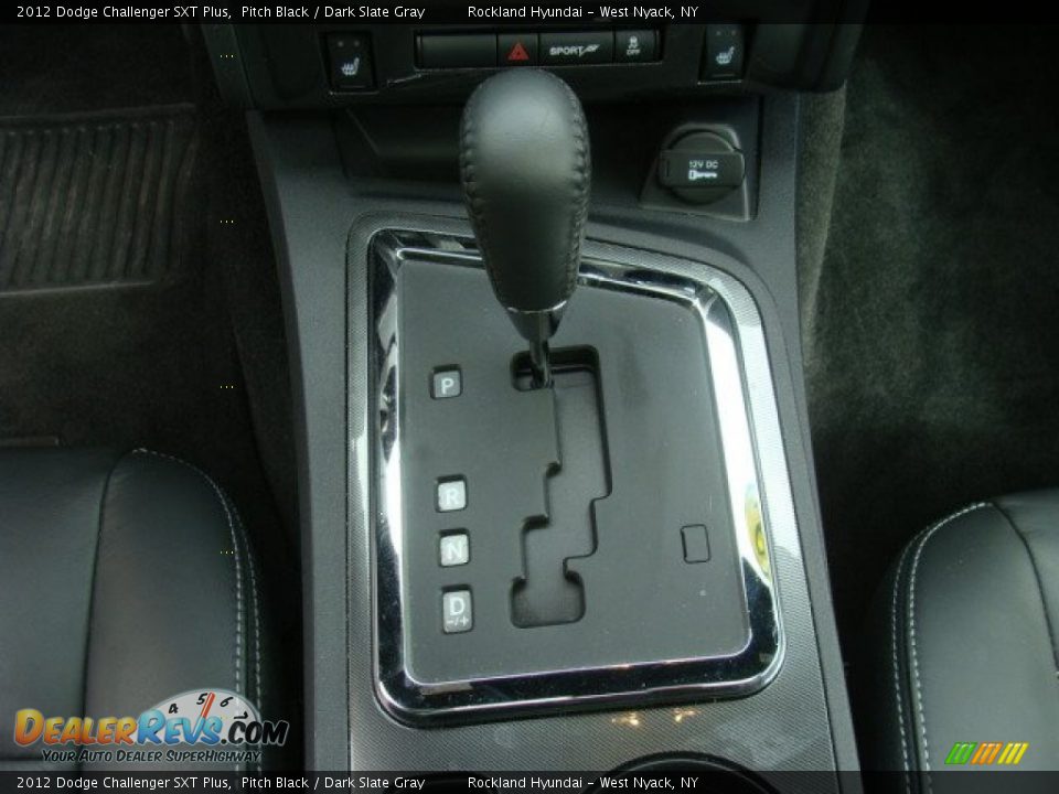 2012 Dodge Challenger SXT Plus Pitch Black / Dark Slate Gray Photo #18