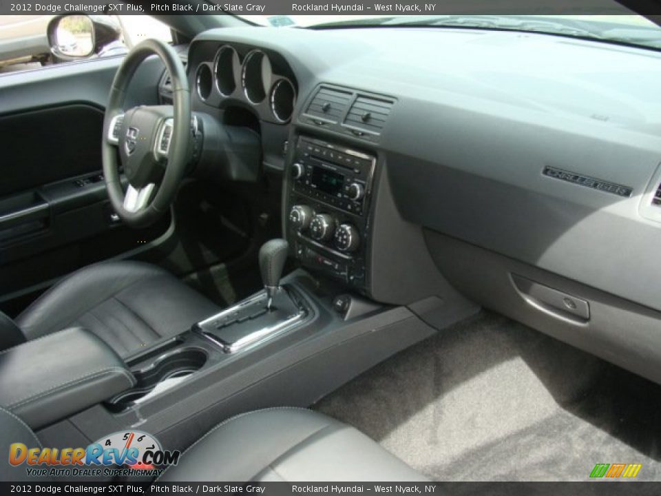 2012 Dodge Challenger SXT Plus Pitch Black / Dark Slate Gray Photo #23