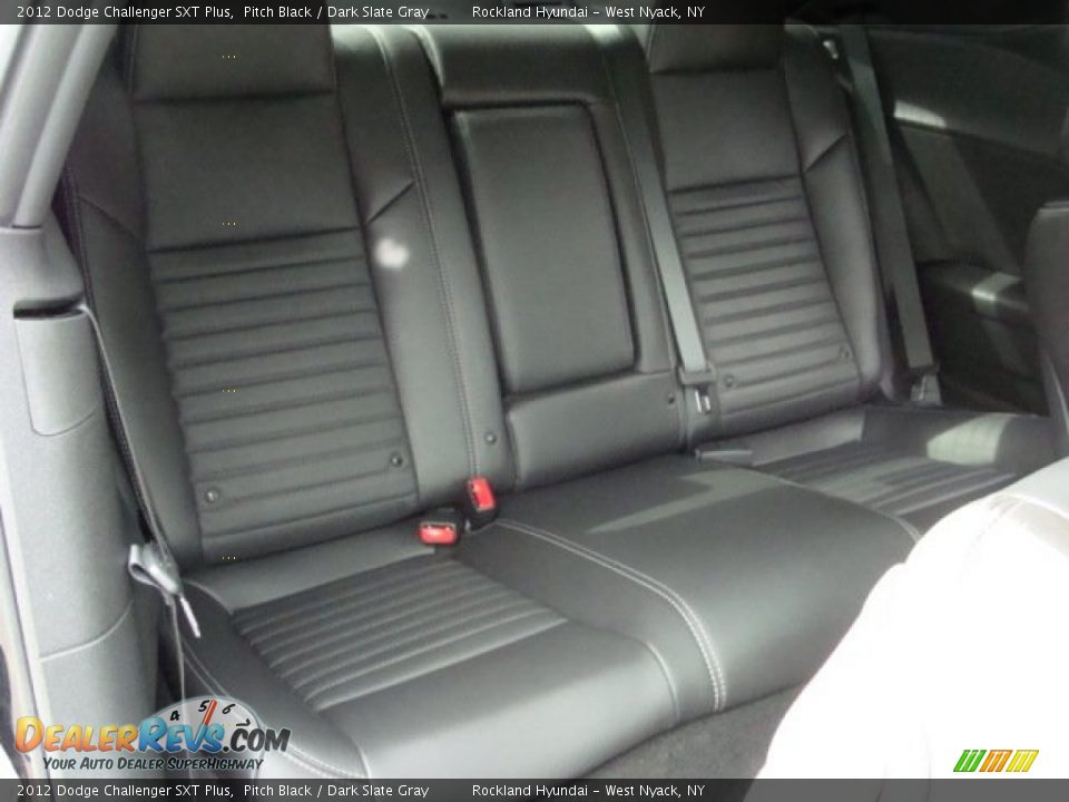 2012 Dodge Challenger SXT Plus Pitch Black / Dark Slate Gray Photo #25