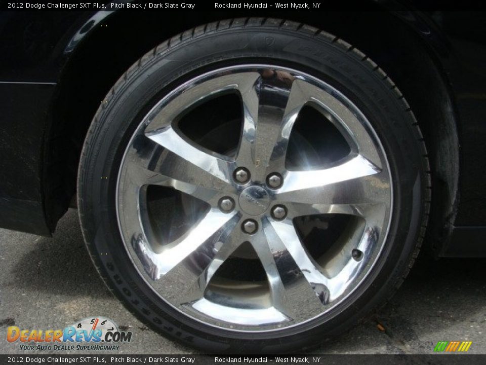 2012 Dodge Challenger SXT Plus Pitch Black / Dark Slate Gray Photo #26