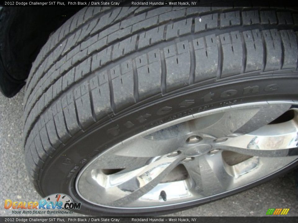 2012 Dodge Challenger SXT Plus Pitch Black / Dark Slate Gray Photo #27