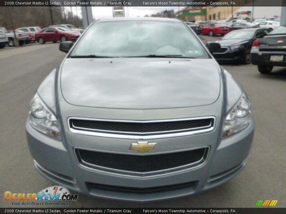 2008 Chevrolet Malibu LS Sedan Golden Pewter Metallic / Titanium Gray Photo #7