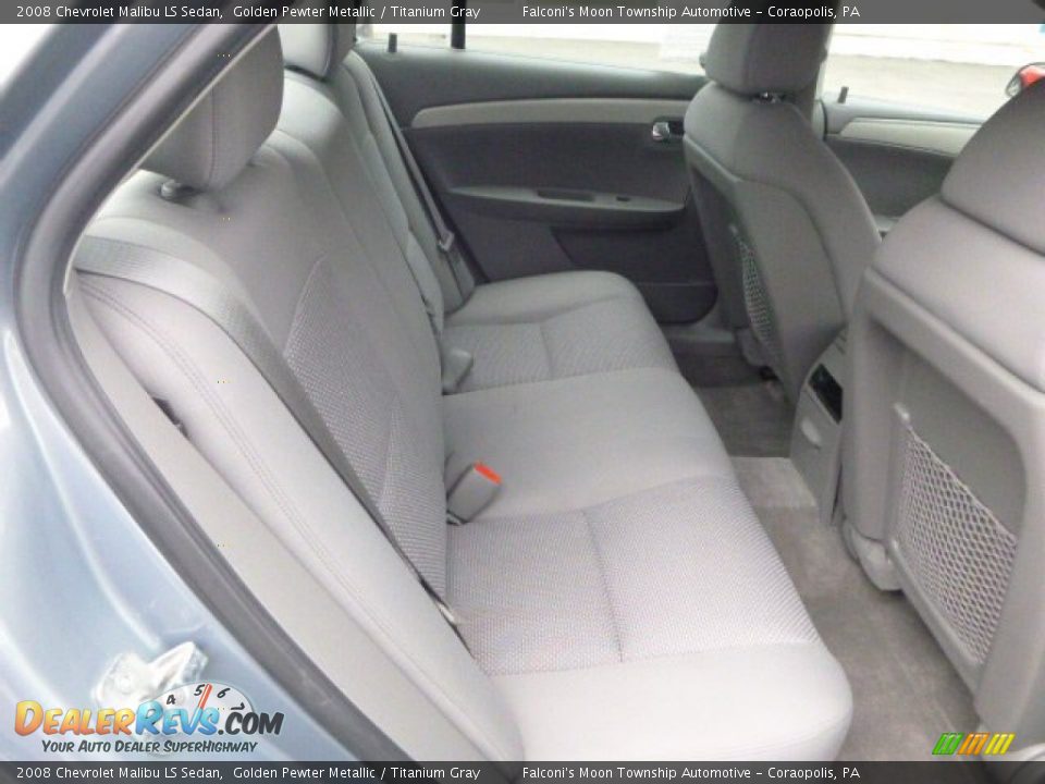 2008 Chevrolet Malibu LS Sedan Golden Pewter Metallic / Titanium Gray Photo #13