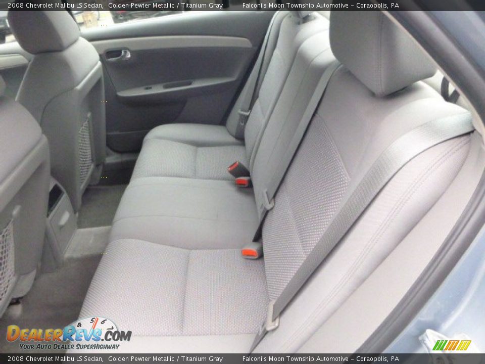 2008 Chevrolet Malibu LS Sedan Golden Pewter Metallic / Titanium Gray Photo #16