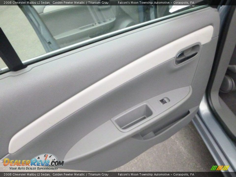 2008 Chevrolet Malibu LS Sedan Golden Pewter Metallic / Titanium Gray Photo #18