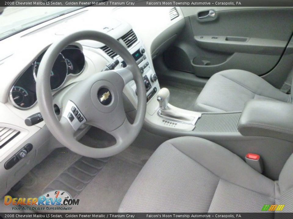 2008 Chevrolet Malibu LS Sedan Golden Pewter Metallic / Titanium Gray Photo #20