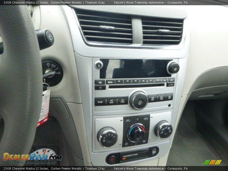 2008 Chevrolet Malibu LS Sedan Golden Pewter Metallic / Titanium Gray Photo #23