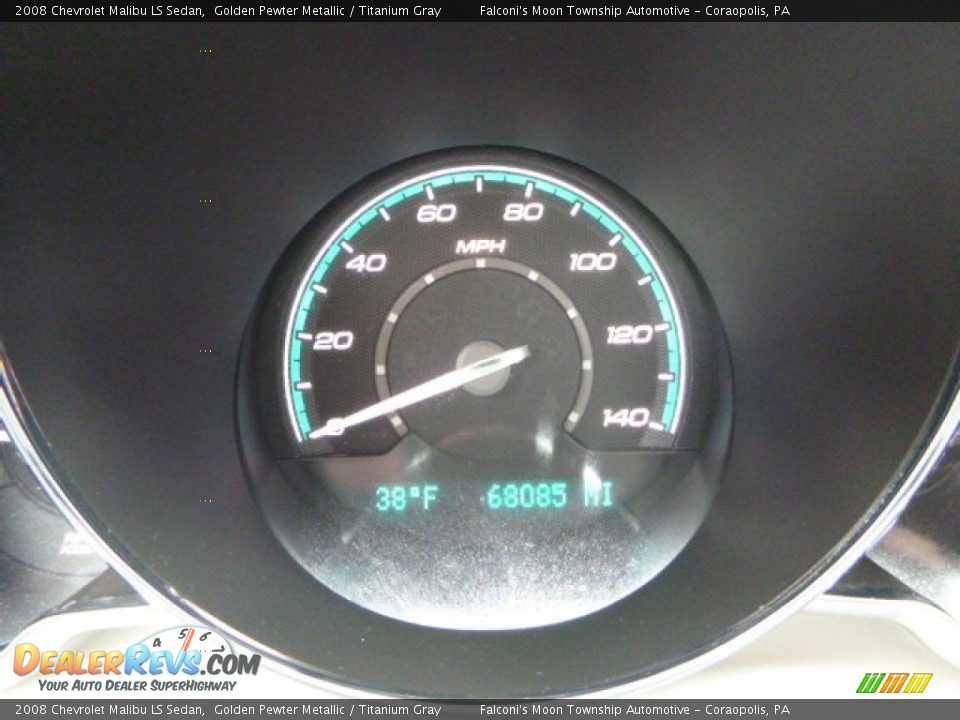 2008 Chevrolet Malibu LS Sedan Golden Pewter Metallic / Titanium Gray Photo #25