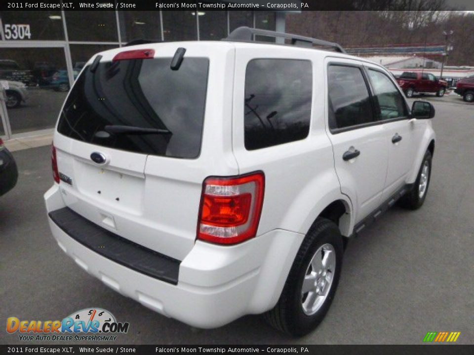 2011 Ford Escape XLT White Suede / Stone Photo #2