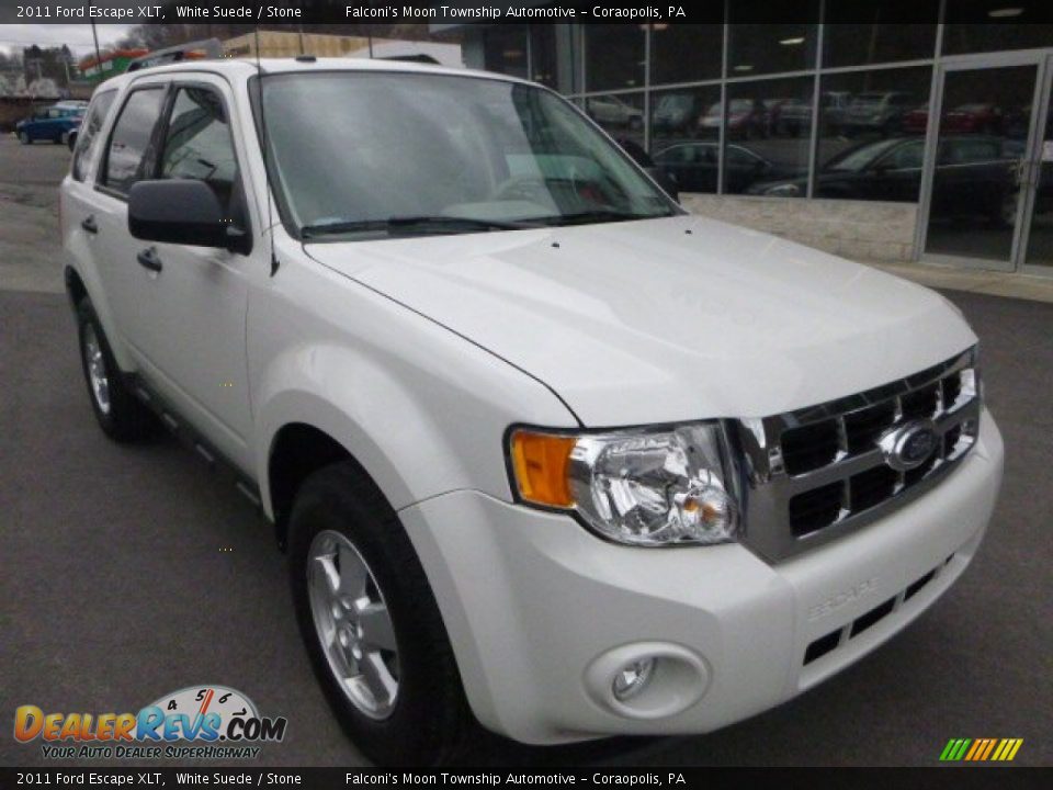2011 Ford Escape XLT White Suede / Stone Photo #8