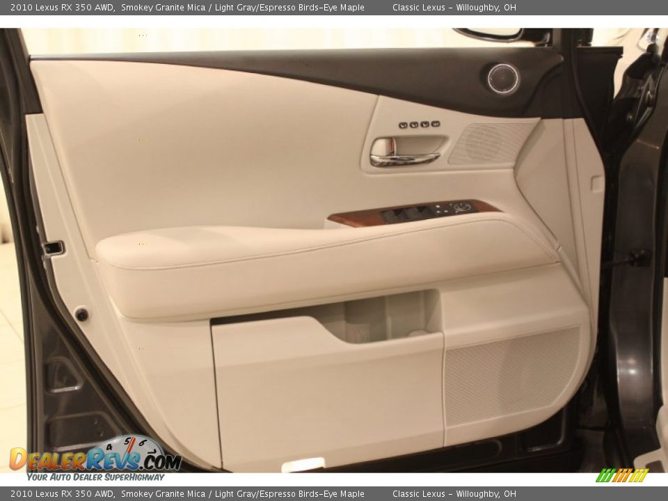 2010 Lexus RX 350 AWD Smokey Granite Mica / Light Gray/Espresso Birds-Eye Maple Photo #4