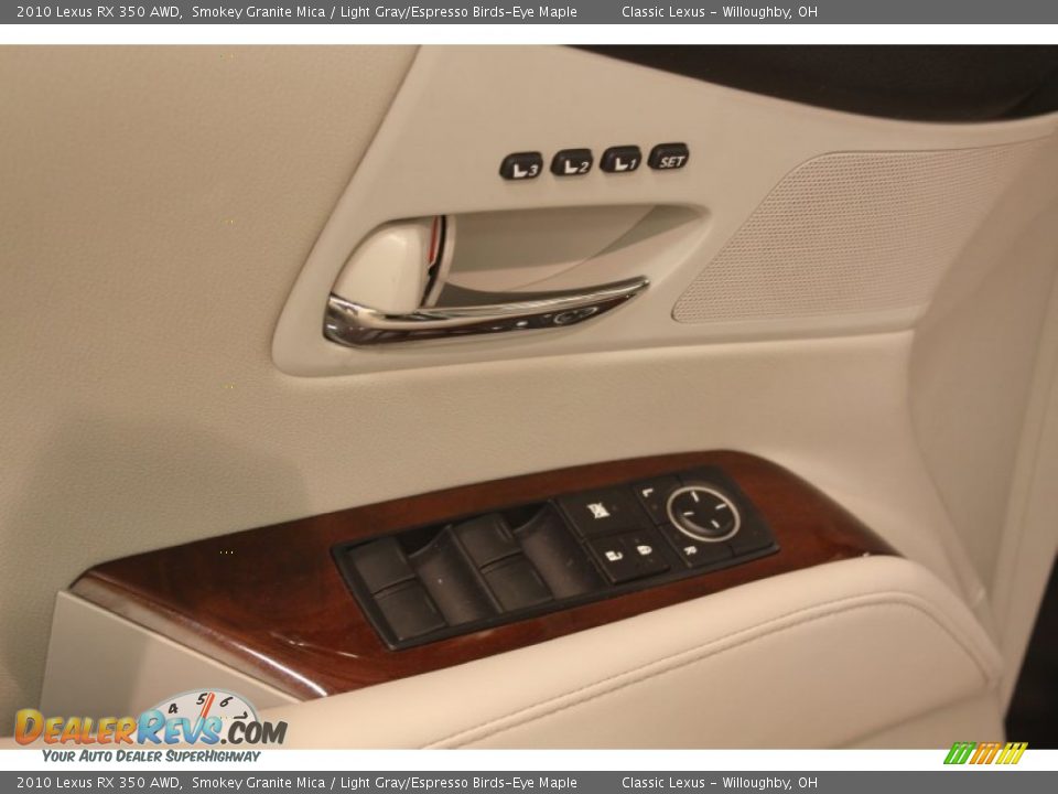 2010 Lexus RX 350 AWD Smokey Granite Mica / Light Gray/Espresso Birds-Eye Maple Photo #5