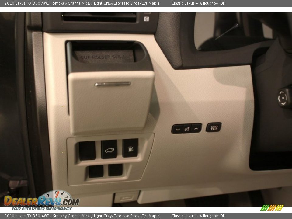 2010 Lexus RX 350 AWD Smokey Granite Mica / Light Gray/Espresso Birds-Eye Maple Photo #8