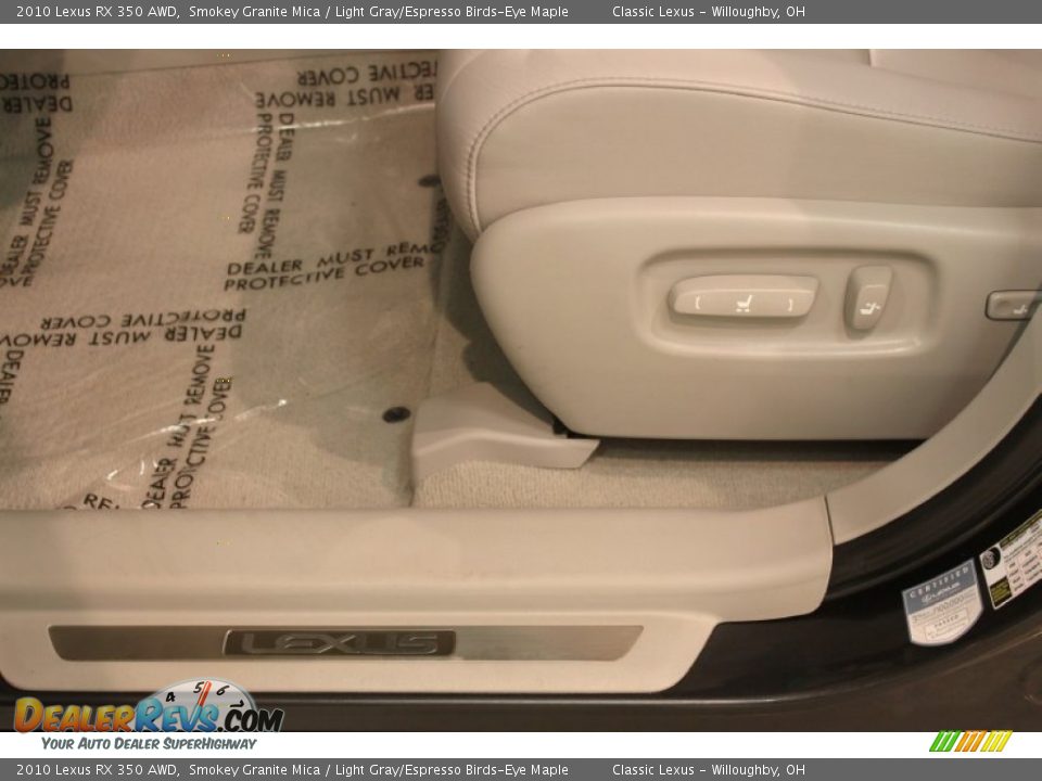 2010 Lexus RX 350 AWD Smokey Granite Mica / Light Gray/Espresso Birds-Eye Maple Photo #9