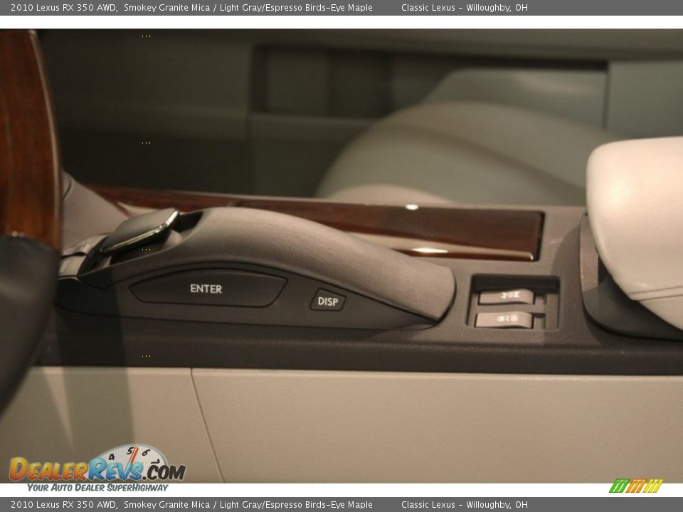 2010 Lexus RX 350 AWD Smokey Granite Mica / Light Gray/Espresso Birds-Eye Maple Photo #12