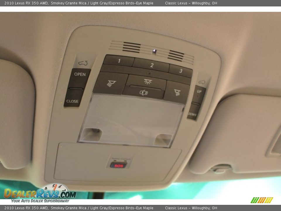 2010 Lexus RX 350 AWD Smokey Granite Mica / Light Gray/Espresso Birds-Eye Maple Photo #16