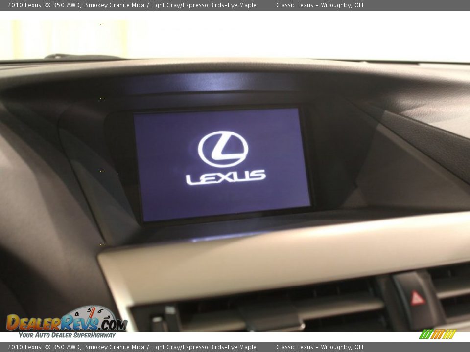 2010 Lexus RX 350 AWD Smokey Granite Mica / Light Gray/Espresso Birds-Eye Maple Photo #17