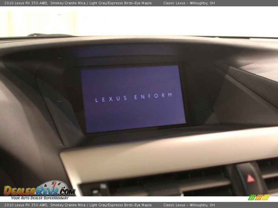 2010 Lexus RX 350 AWD Smokey Granite Mica / Light Gray/Espresso Birds-Eye Maple Photo #18
