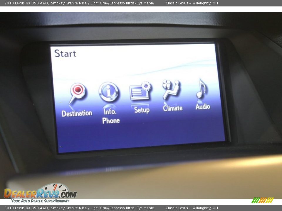2010 Lexus RX 350 AWD Smokey Granite Mica / Light Gray/Espresso Birds-Eye Maple Photo #19