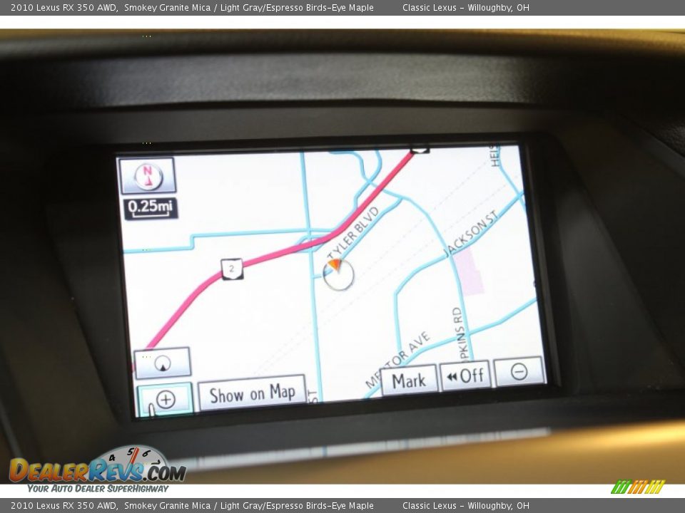 2010 Lexus RX 350 AWD Smokey Granite Mica / Light Gray/Espresso Birds-Eye Maple Photo #20