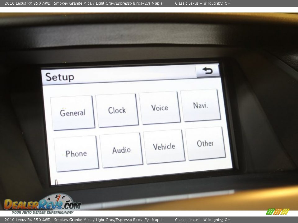 2010 Lexus RX 350 AWD Smokey Granite Mica / Light Gray/Espresso Birds-Eye Maple Photo #24