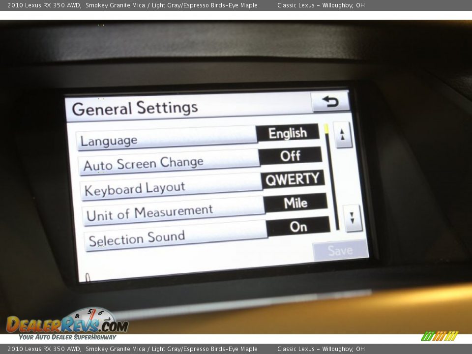 2010 Lexus RX 350 AWD Smokey Granite Mica / Light Gray/Espresso Birds-Eye Maple Photo #25