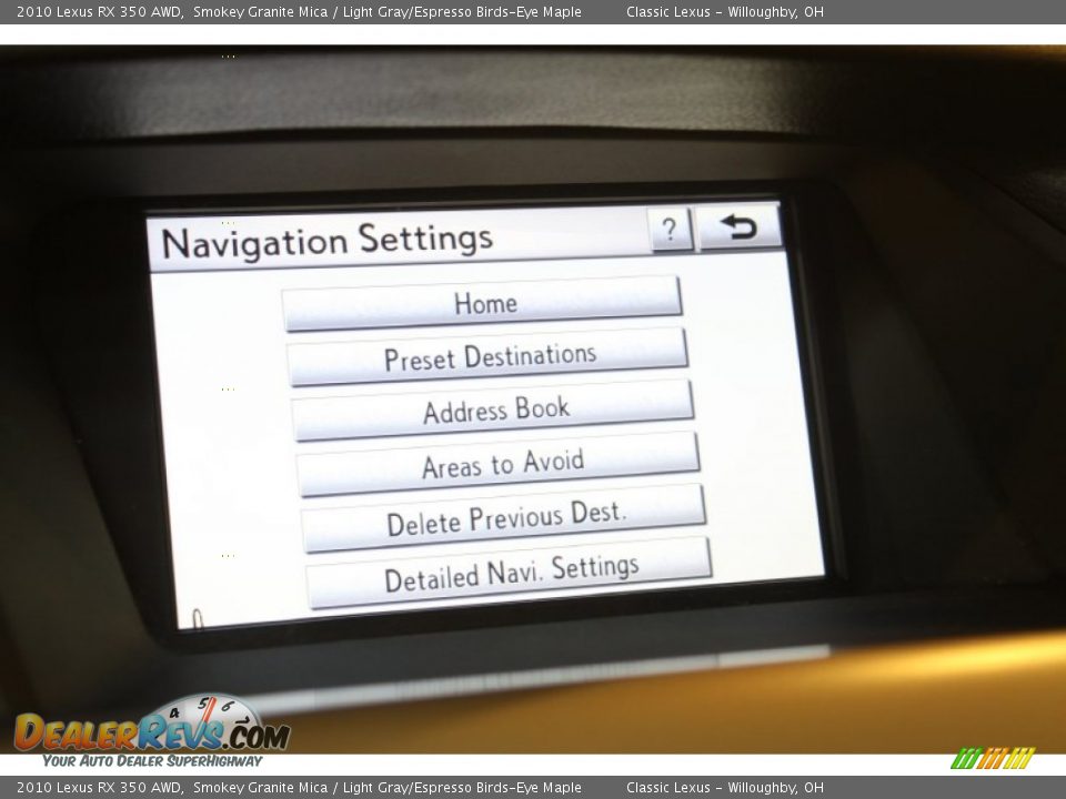 2010 Lexus RX 350 AWD Smokey Granite Mica / Light Gray/Espresso Birds-Eye Maple Photo #28