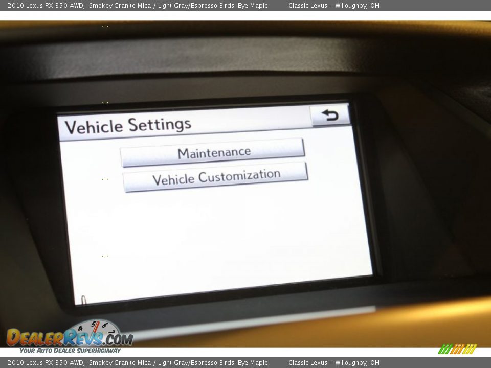 2010 Lexus RX 350 AWD Smokey Granite Mica / Light Gray/Espresso Birds-Eye Maple Photo #31