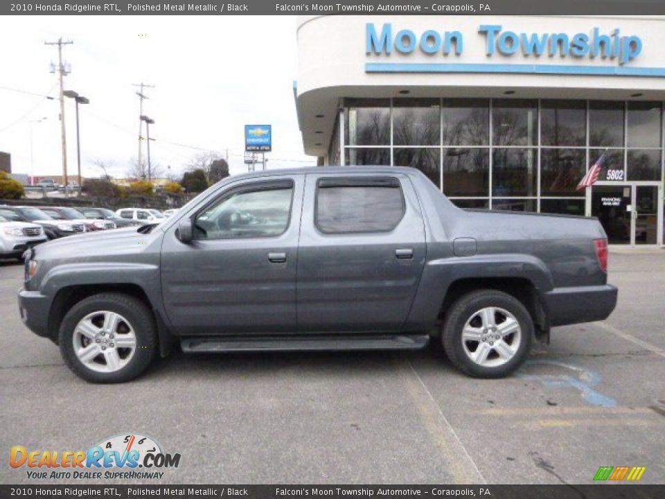 2010 Honda Ridgeline RTL Polished Metal Metallic / Black Photo #2