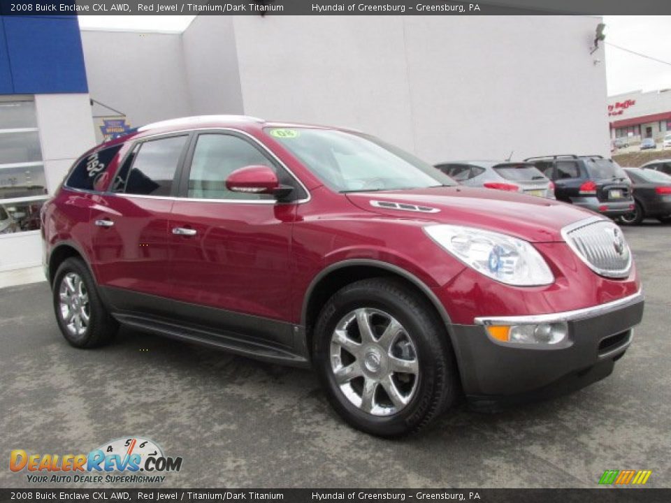 Front 3/4 View of 2008 Buick Enclave CXL AWD Photo #4