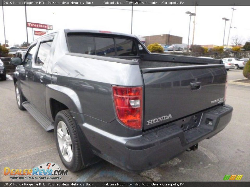 2010 Honda Ridgeline RTL Polished Metal Metallic / Black Photo #3