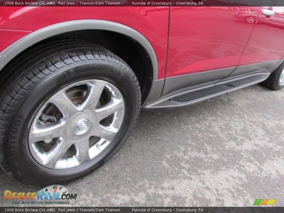 2008 Buick Enclave CXL AWD Red Jewel / Titanium/Dark Titanium Photo #6
