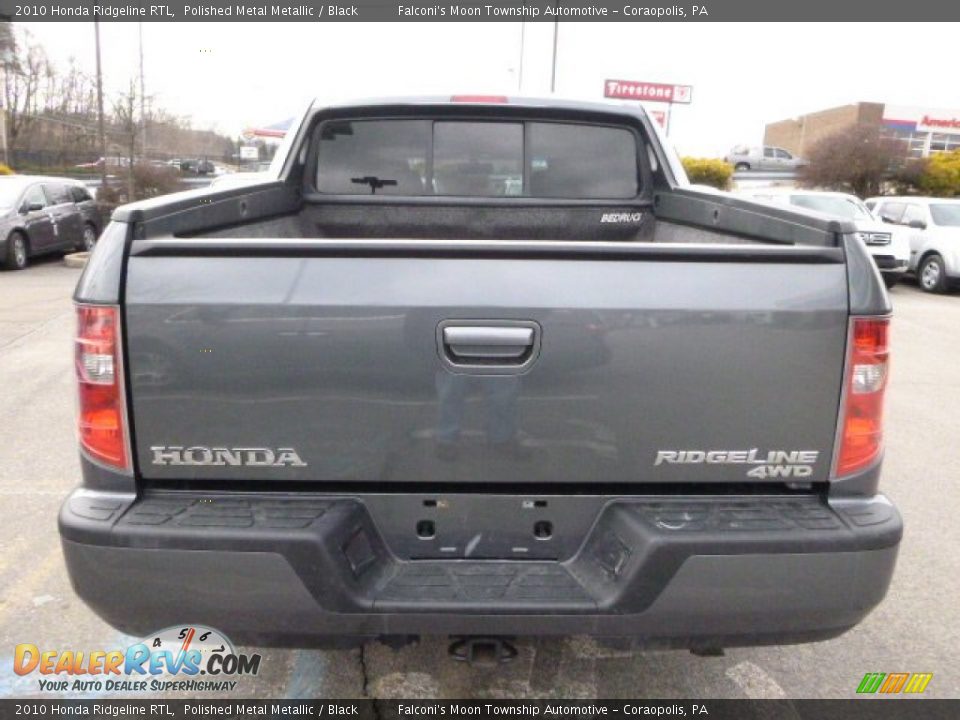 2010 Honda Ridgeline RTL Polished Metal Metallic / Black Photo #4