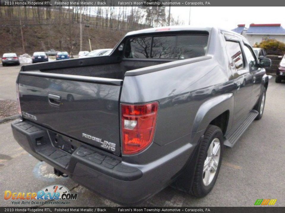 2010 Honda Ridgeline RTL Polished Metal Metallic / Black Photo #5