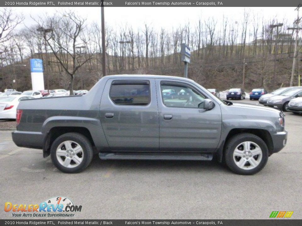 2010 Honda Ridgeline RTL Polished Metal Metallic / Black Photo #6