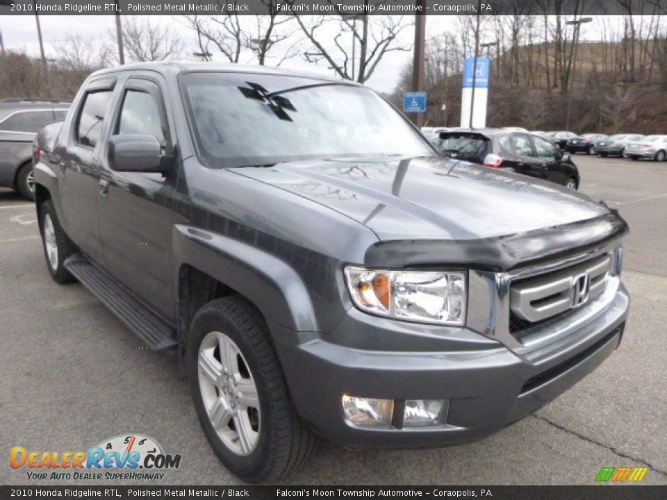 2010 Honda Ridgeline RTL Polished Metal Metallic / Black Photo #7