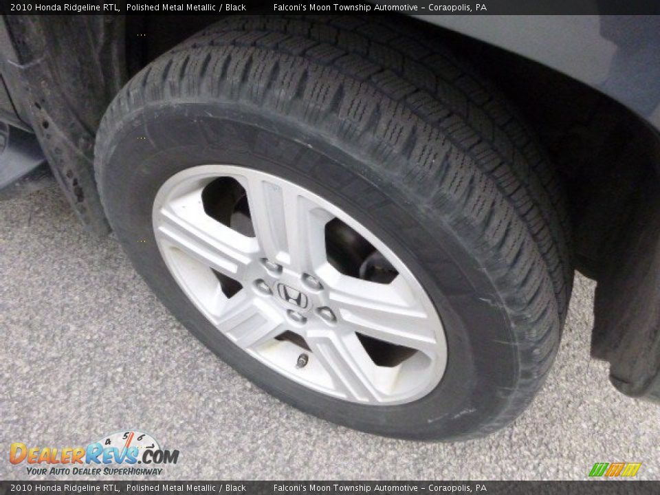 2010 Honda Ridgeline RTL Polished Metal Metallic / Black Photo #9