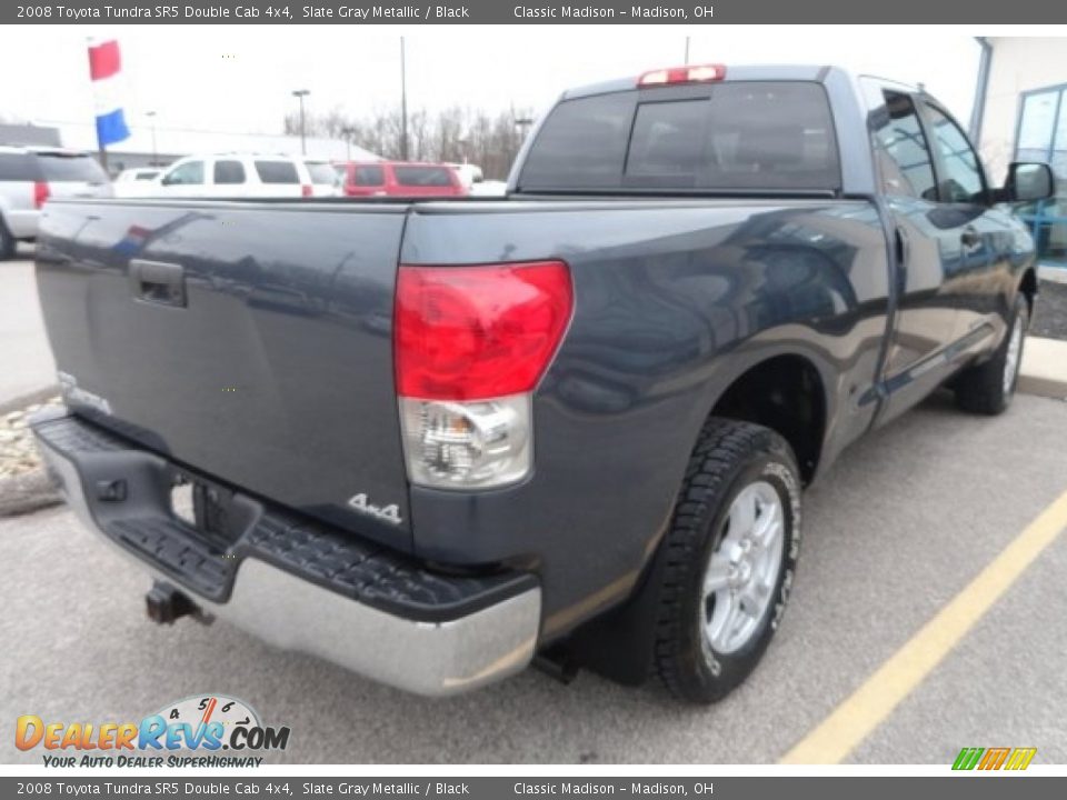 2008 Toyota Tundra SR5 Double Cab 4x4 Slate Gray Metallic / Black Photo #2