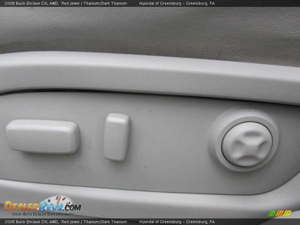 2008 Buick Enclave CXL AWD Red Jewel / Titanium/Dark Titanium Photo #12