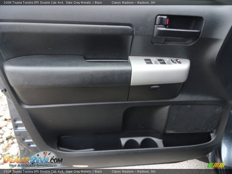 2008 Toyota Tundra SR5 Double Cab 4x4 Slate Gray Metallic / Black Photo #3